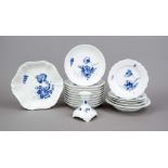 Dinner service, 18-piece, Royal Copenhagen, Denmark, 2nd half 20th century, 1st choice, Neuozier,