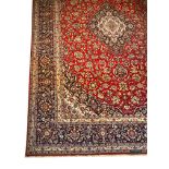 Carpet, Keshan, good condition, signed, 400 x 300 cm - The carpet can only be viewed and collected