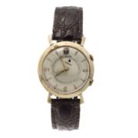 LeCoultre Memovox Alarm men's watch, rare !!! Henry Ford version, circa 1955, 10ct. GoldFilled,