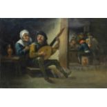 Dutch painter of the 18th/19th century, Tavern scene, copy after David Tenier the Younger, oil on