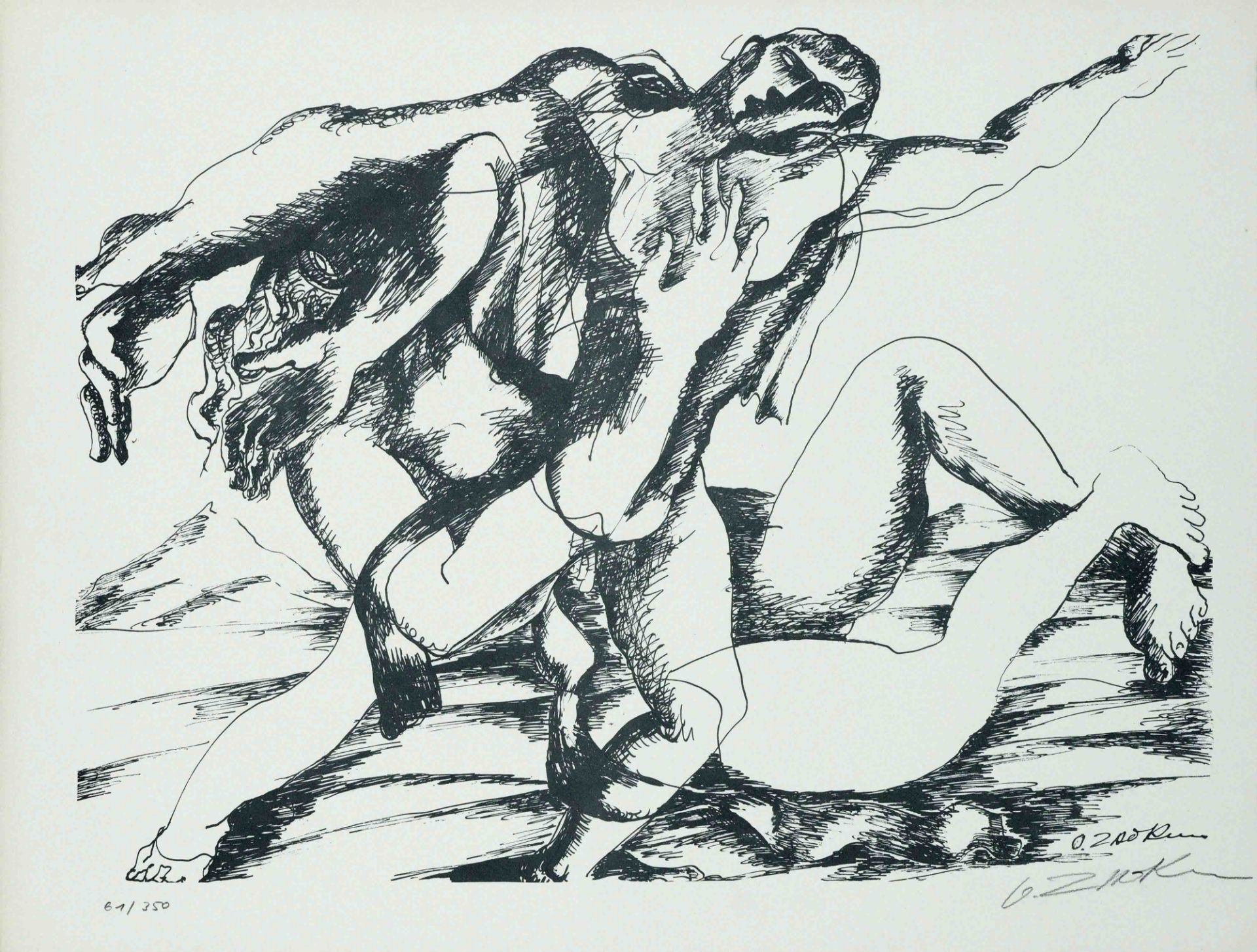 Ossip Zadkine (1890-1967), 2 Li - Bild 2 aus 2