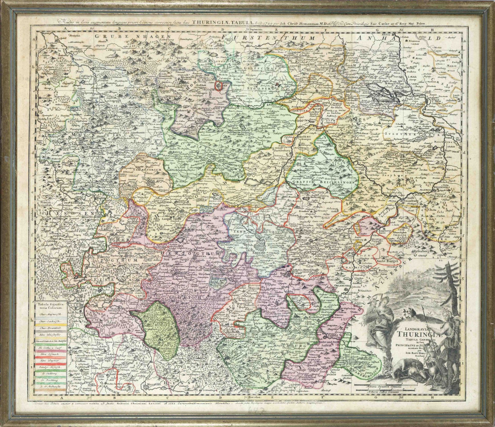 Historische Landkarte von Thüri