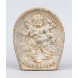 Tsatsa, Tibet 20th century (or earlier?), clay, slightly bumped, 24 x 19 cm