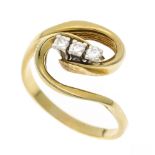 Brillant-Ring GG/WG 585/000 ung