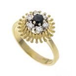 Saphir-Brilliant-Ring GG 585/00