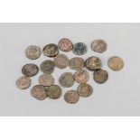 20 Coins, probably Ancient Rome and Greece, bronze and copper. Different conditions, mostly