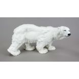 Large polar bear, Meissen, mark after 1934, 1st choice, designed by Otto Jahrl, (Uppsala 1856 - 1915