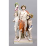 Allegory group / The Noon, Meissen. pommel mark 1850-1924, 2nd choice, model by Johannes Schilling