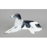 Large reclining Borzoi, Rosenthal, Selb, art department mark 1934-56, model no. K 200/2, designed by