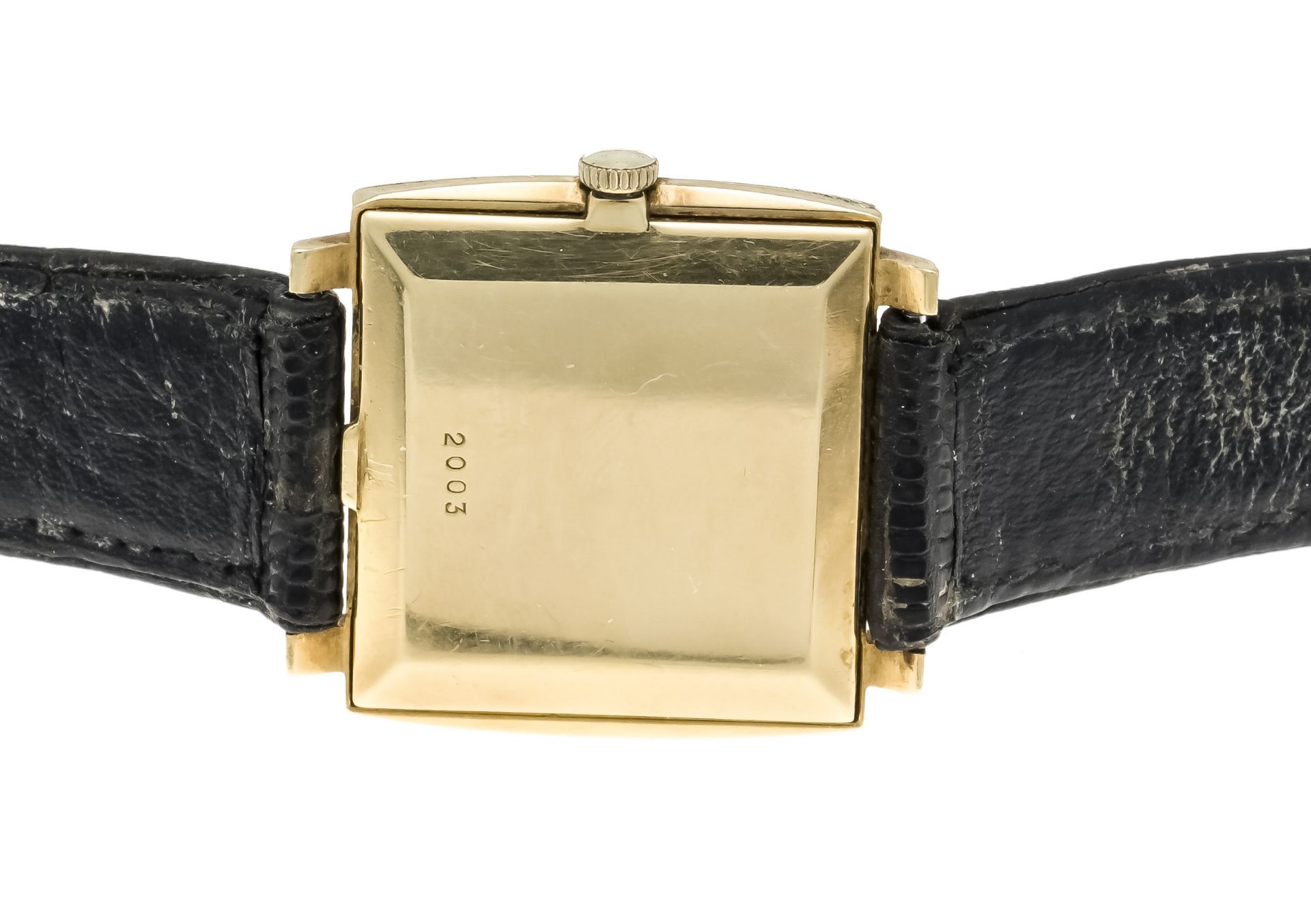 Chopard unisex watch, GG 750/000, Ref. 1918, circa 1960, polished case, plexiglass, silvered dial - Image 2 of 2