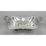 Rectangular bowl, German, 1st half 19th century, master's mark Johann Friedrich Brahmfeld,