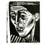 Karl Hubbuch (1891-1979), ''Ellen'', woodcut on wove paper, 1953, signed lower right, numbered lower