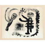 Joan Miró (1893-1983), ''Petite fille au bois'', lithograph on wove paper, 1958, signed lower right,