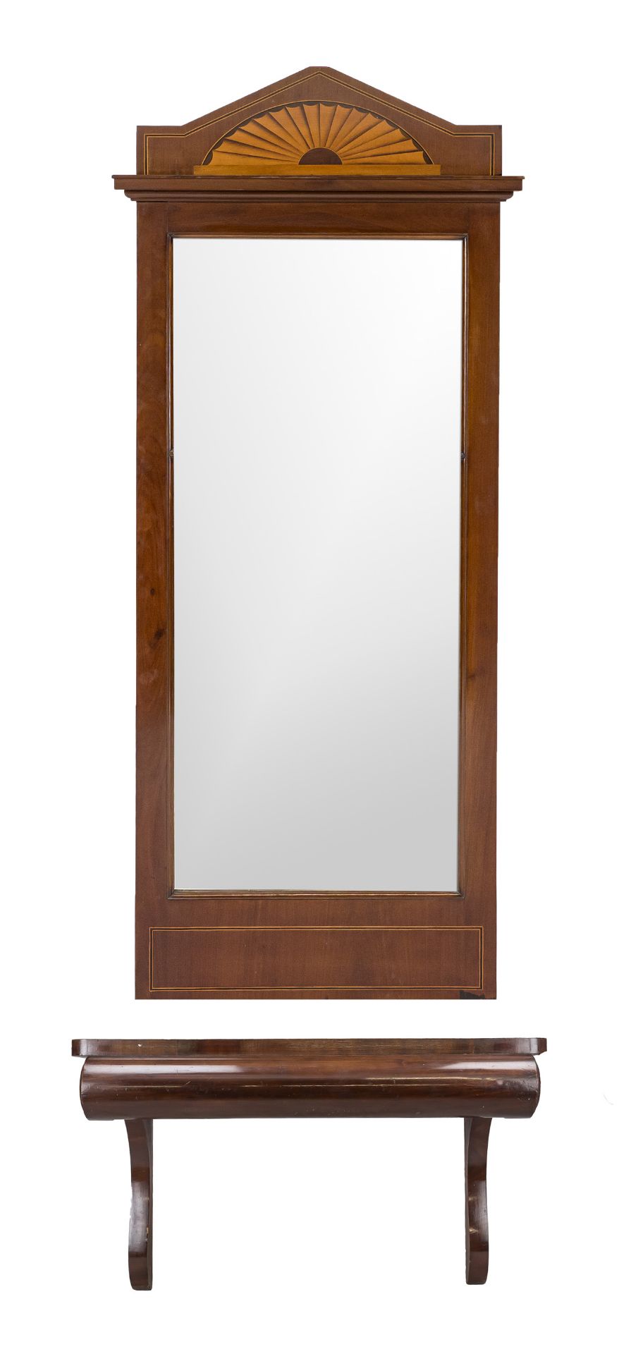 Spiegel mit Wandkonsole im Empi