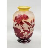 Vase, Frankreich, 20. Jh., Emil