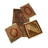 4 small rugs, 1 x kilim 57 x 63 cm, 1 x Lilian 126 x 77 cm and 2 x Kirman (1 x 57 x 52 cm/1 x 68 x