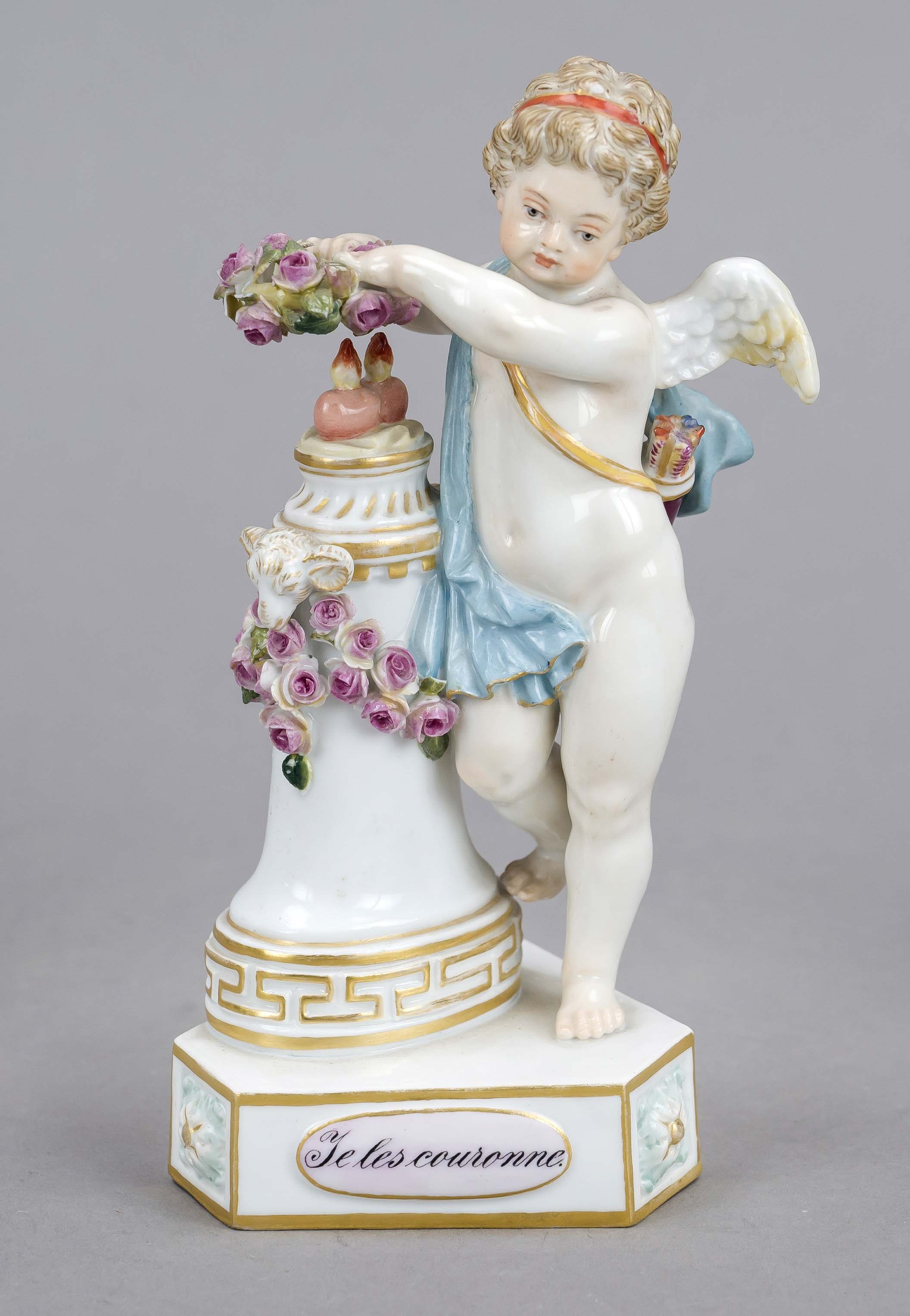 Devisenkind, Meissen, pommel swords 1850-1924, 1st choice, designed by Michel Victor Acier after a