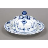 Butter dish, Royal Copenhagen, Denmark, mark 1969-1974, 2nd choice, muslin half-point in