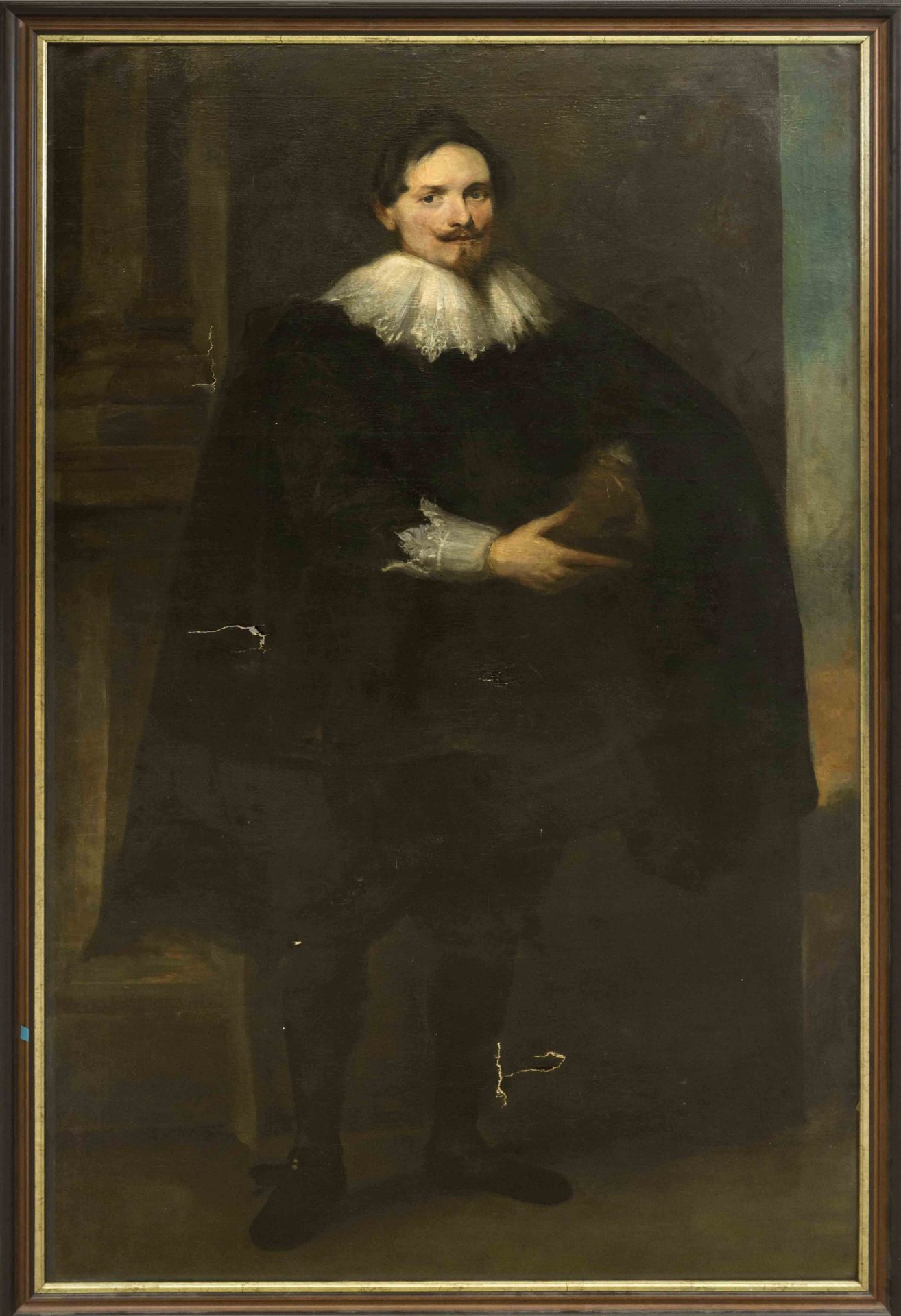 Anonymous 19th century copyist after Anthonius van Dyck (1599-1641), life-size, full-length portrait