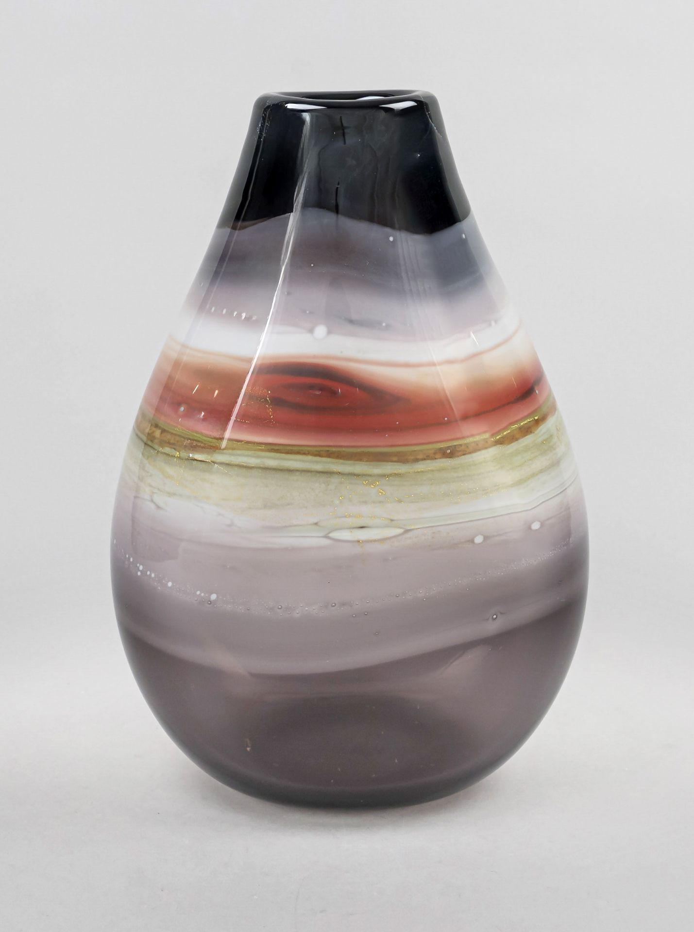 Large vase, 1983, Zwiesel, designed by Theodor Sellner (*1947 in Zwiesel, German glass artist),