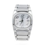 Tissot ladies' quartz watch, steel, ref. T009310 A, T-Moments, circa 2015, silver-colored dial