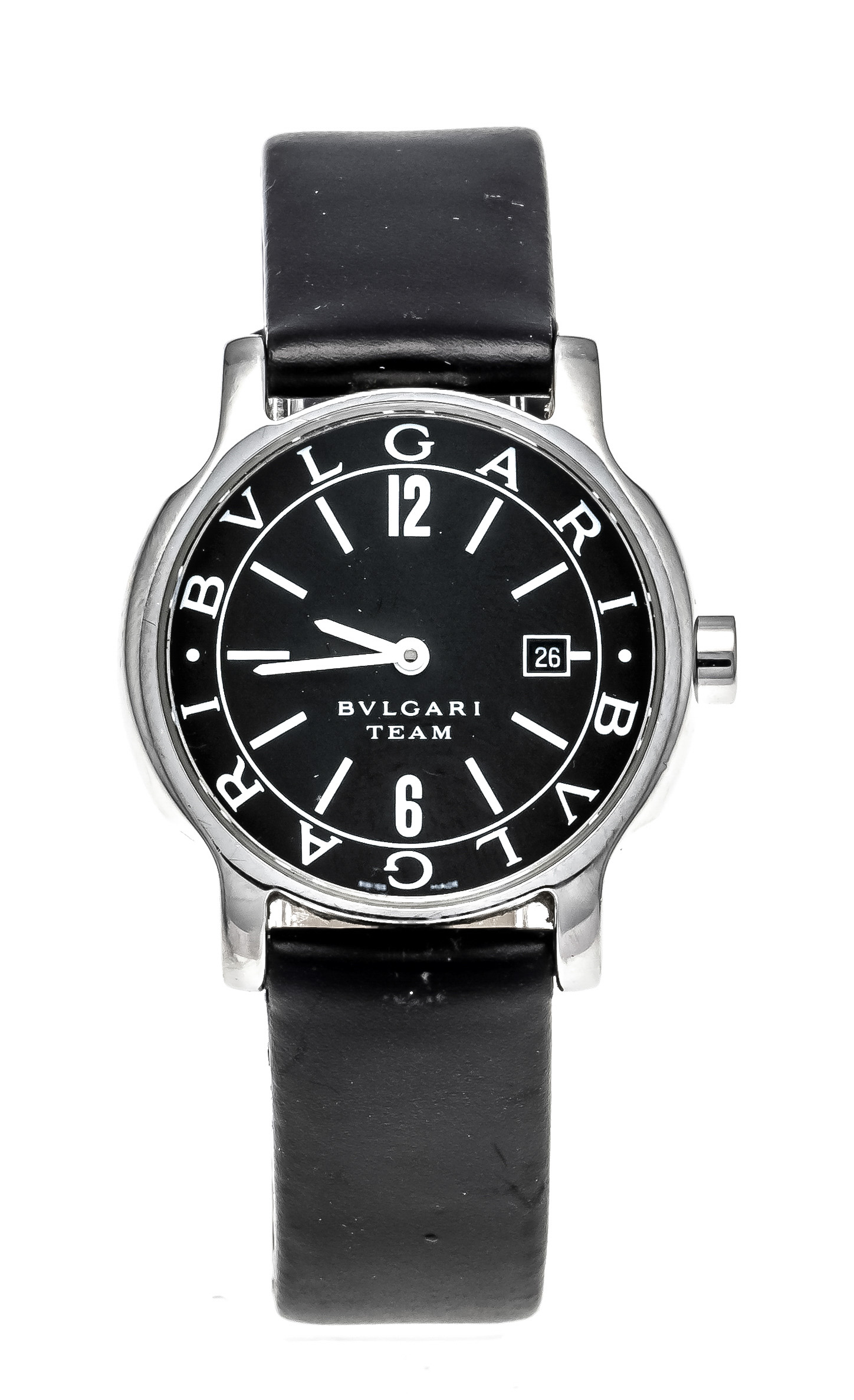 Bulgari Solotempo, ladies quartz watch, ref. ST 29s, circa 2000, cal. MVE001 running, steel case