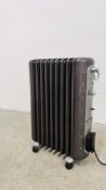 DELONGHI OIL FILLED RADIATOR MODEL MTR 2000 - SOLD AS SEEN.