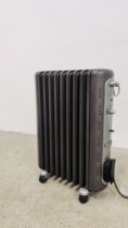 DELONGHI OIL FILLED RADIATOR MODEL MTR 2000 - SOLD AS SEEN.