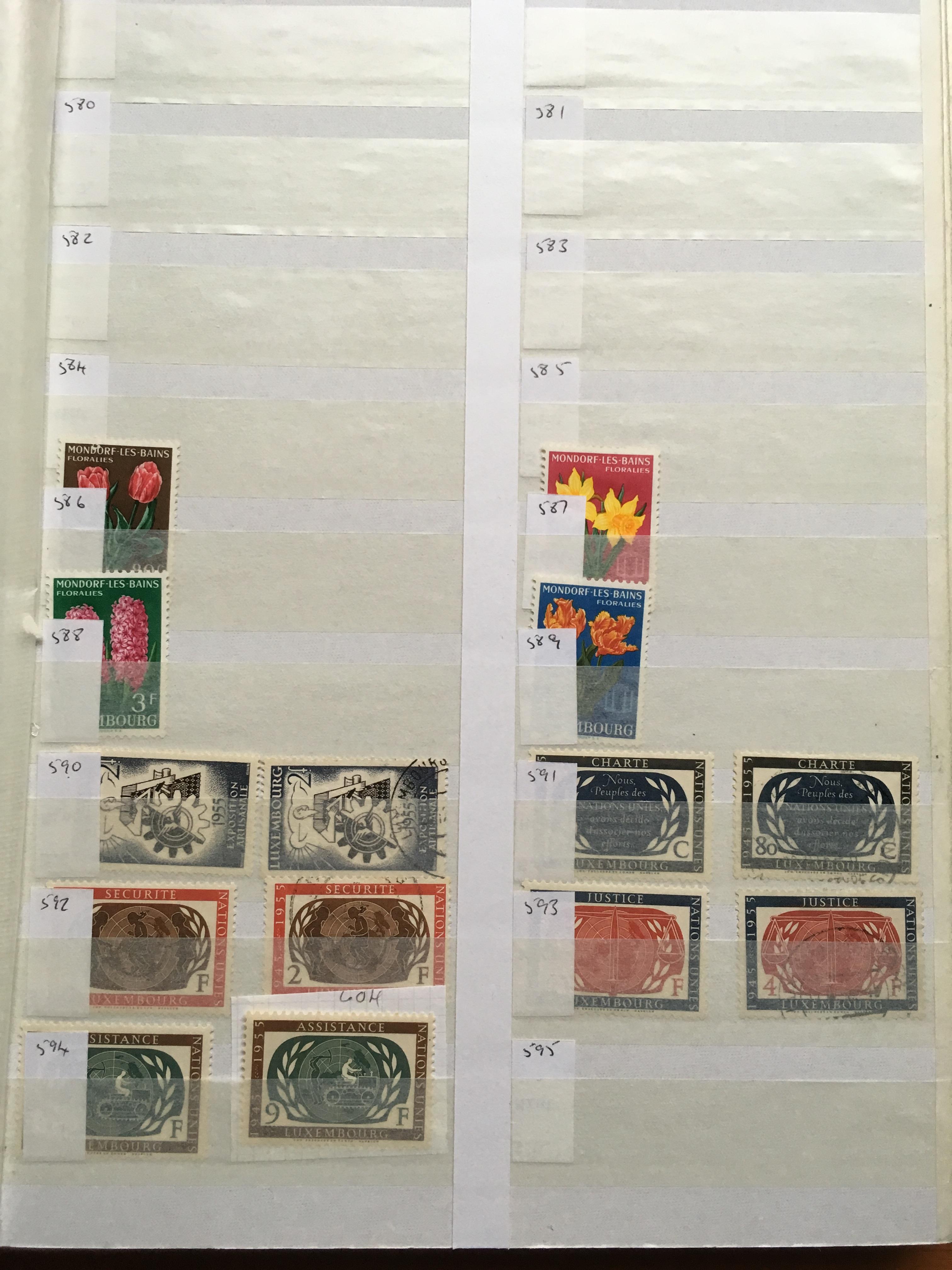STAMPS: EUROPEAN IN EIGHT VOLUMES, FRANCE, LUXEMBOURG, NORWAY, NETHERLANDS, MINT RUSSIA, - Image 18 of 32