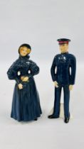 TWO GOEBEL "THE SALVATION ARMY" FIGURES.