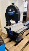 AN ENERGER 350 WATT BANDSAW WITH INSTRUCTIONS - SOLD AS SEEN.