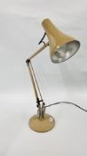A RETRO STYLE ANGLE POISE LAMP - SOLD AS SEEN.