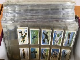 CIGARETTE CARDS: BOX WITH APPROX 23 SETS PLAYER INCLUDING CYCLING, BUTTERFLIES, POULTRY,