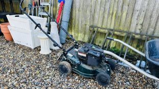 HAYTER MOTIF 41 PETROL ROTARY LAWN MOWER (NO GRASS COLLECTOR) - SOLD AS SEEN.