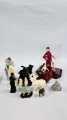 A GROUP OF CABINET COLLECTIBLES TO INCLUDE COAL PORT LADIES OF FASHION PATRICIA NO.
