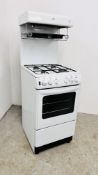 NEW WORLD MAINS GAS COOKER WIDTH 50CM X H 142CM. - SOLD AS SEEN.