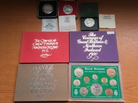 COINS: UK PROOF SETS 1973, 1978, 1980.