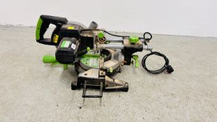 EVOLUTION FURY 3 SLIDING MITRE COMPOUND SAW - SOLD AS SEEN.