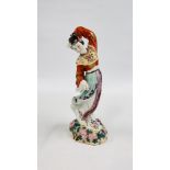 AN ELEGANT ORIENTAL FIGURINE. - H 30CM.