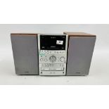 A SONY HI-FI WITH SPEAKERS - MODEL HCD-SP290DAB. - SOLD AS SEEN.