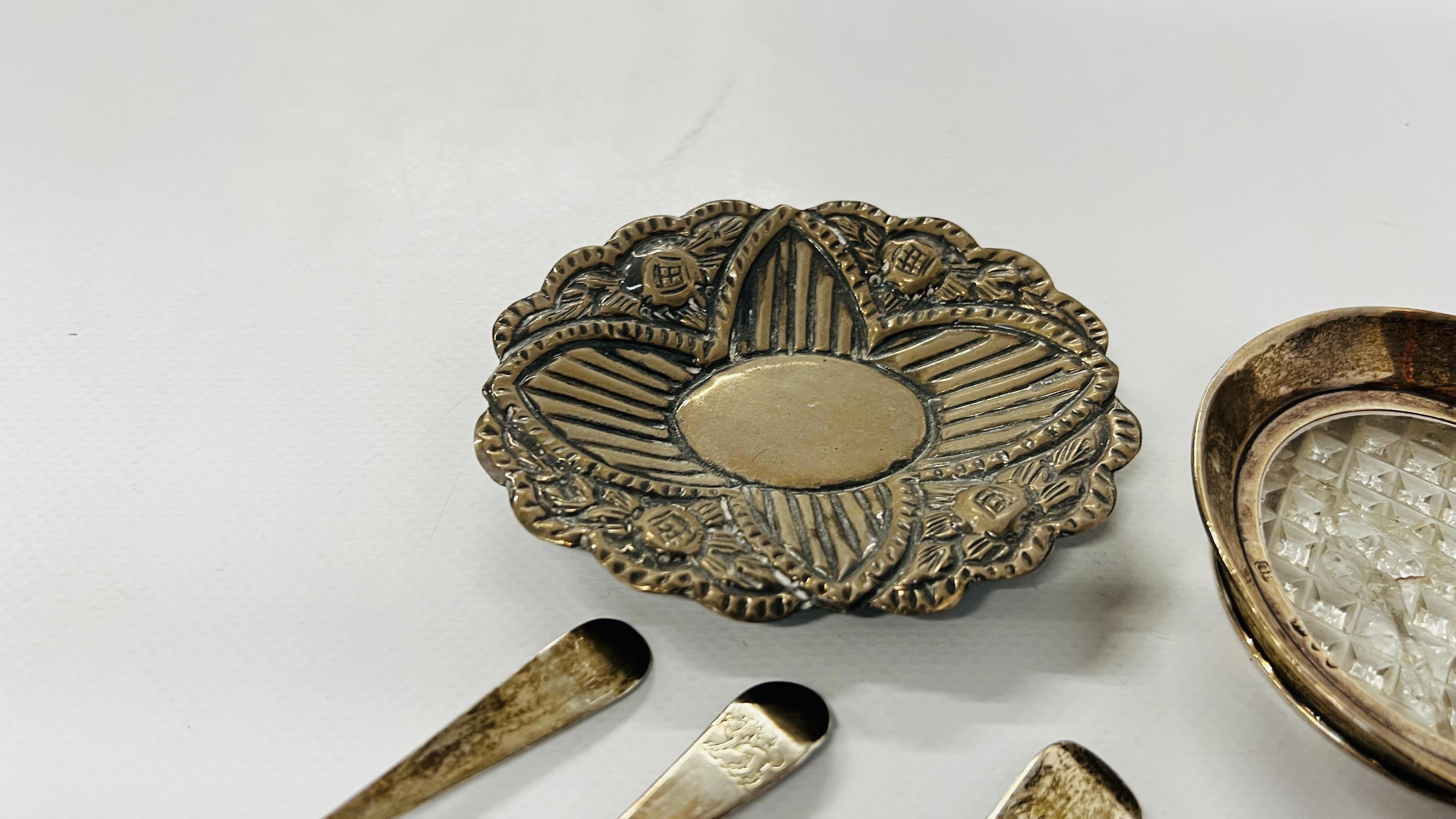 4 X VINTAGE SILVER SPOONS TO INCLUDE A SHEFFIELD EXAMPLE BY JOHN EDWARD BINGHAM, - Image 6 of 8