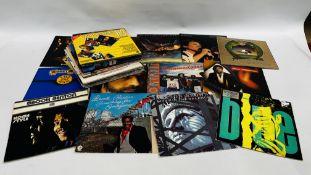 SMALL COLLECTION OF MIXED RECORDS INCLUDING BARRY WHITE, BARCLAY JAMES HARVEST, STREISAND, 10CC,