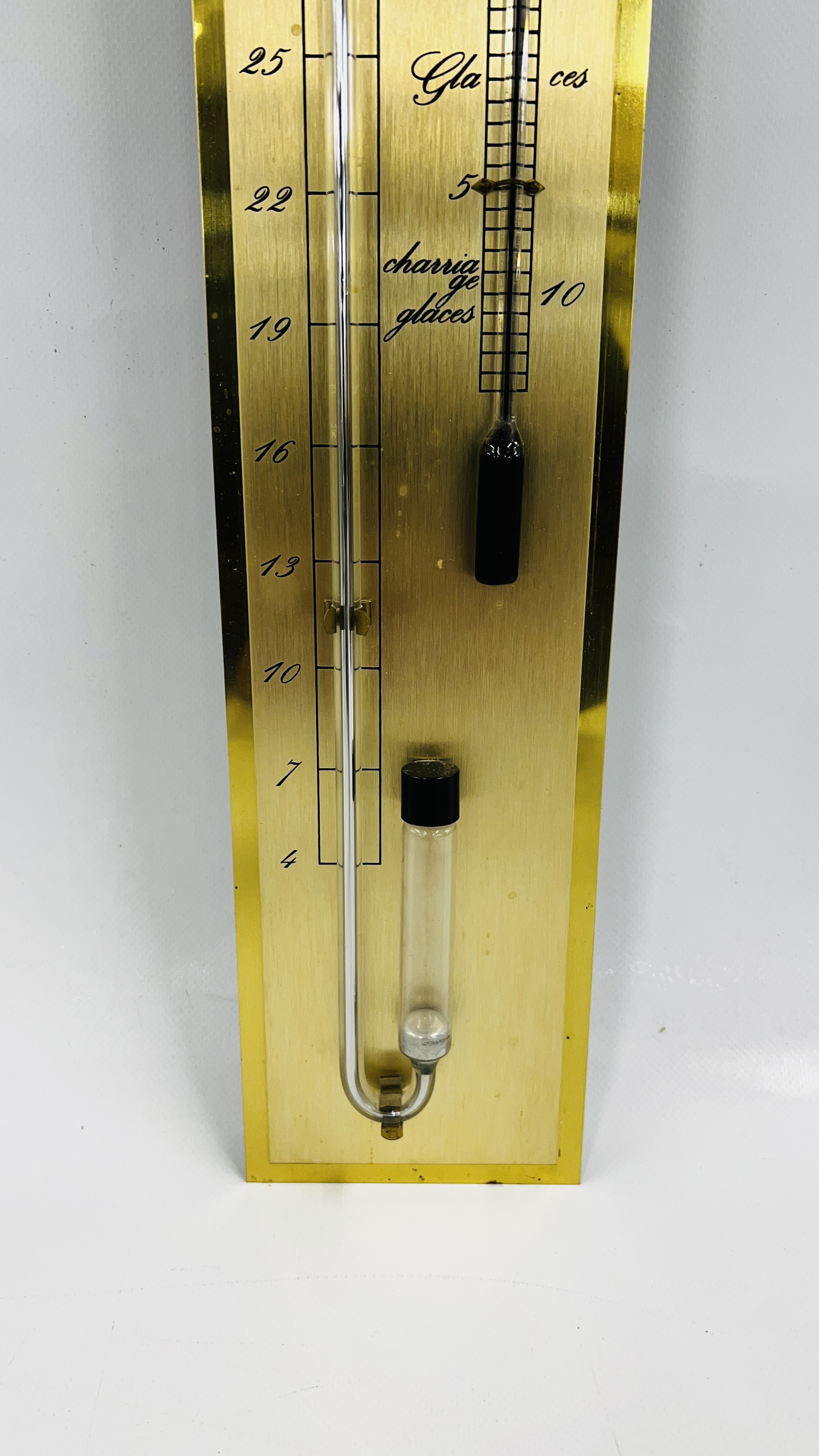 A MODERN MERCURY BAROMETER HEIGHT 99CM. - Image 5 of 5