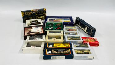 BOX CONTAINING QUANTITY MIXED BOXED MODEL VEHICLES INCLUDING EXCLUSIVE FIRST EDITIONS LIMITED,