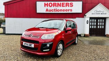 AP14 0BC 2014 CITROEN C3 PICASSO VTR + HDI 1560CC DIESEL RED 5 SPEED MANUAL TRANSMISSION,
