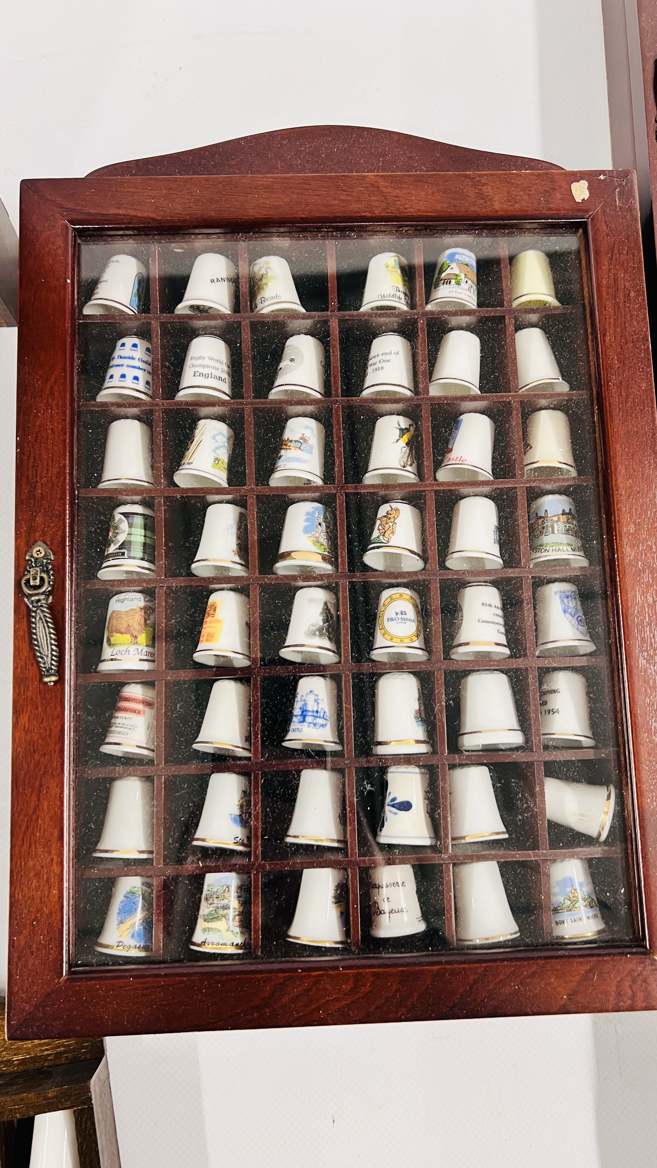COLLECTION OF COLLECTORS THIMBLES IN CASES. - Image 6 of 8