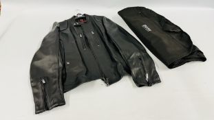 HUGO BOSS LEATHER XL JACKET.