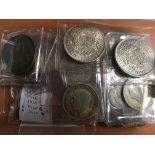 COINS: TUB WITH UK PRE 1947 SILVER IN MIXED GRADES, FACE APPROX £2.