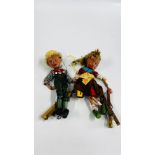 TWO VINTAGE PELHAM PUPPETS TOO INCLUDE "HANSEL" & "GRETTELL".