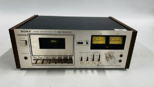 SONY STEREO CASSETTE DECK MODEL TC-18680 FERRITE & FERRITE HEAD / AUTO SHUT OFF - SOLD AS SEEN.